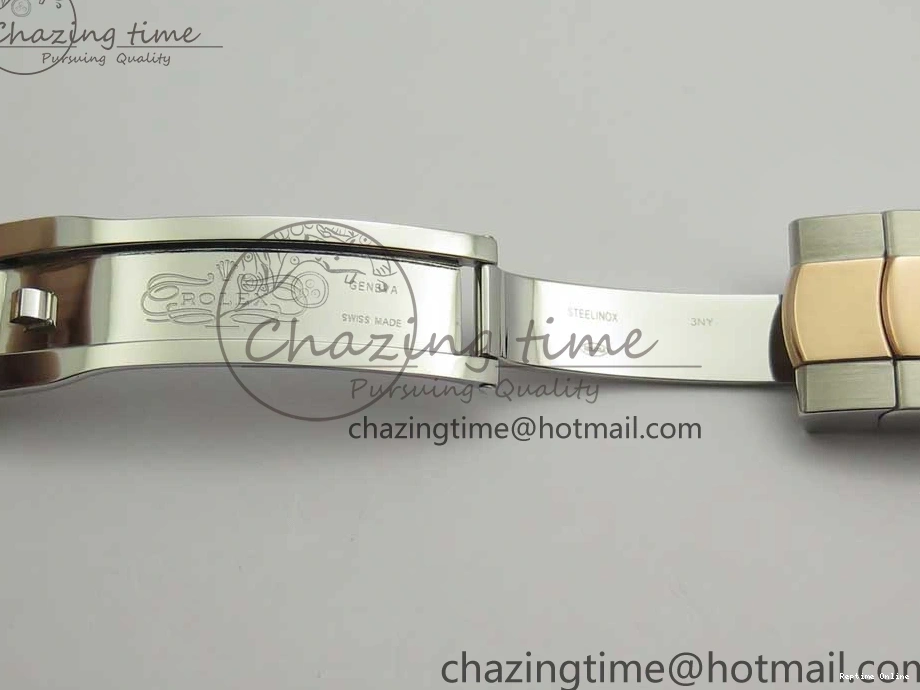 0506 EasyMatch DateJust 36mm 904 SS RG Wrapped 116231 GMF Black Dial on SS RG Wrapped Jubilee Bracelet A 3275